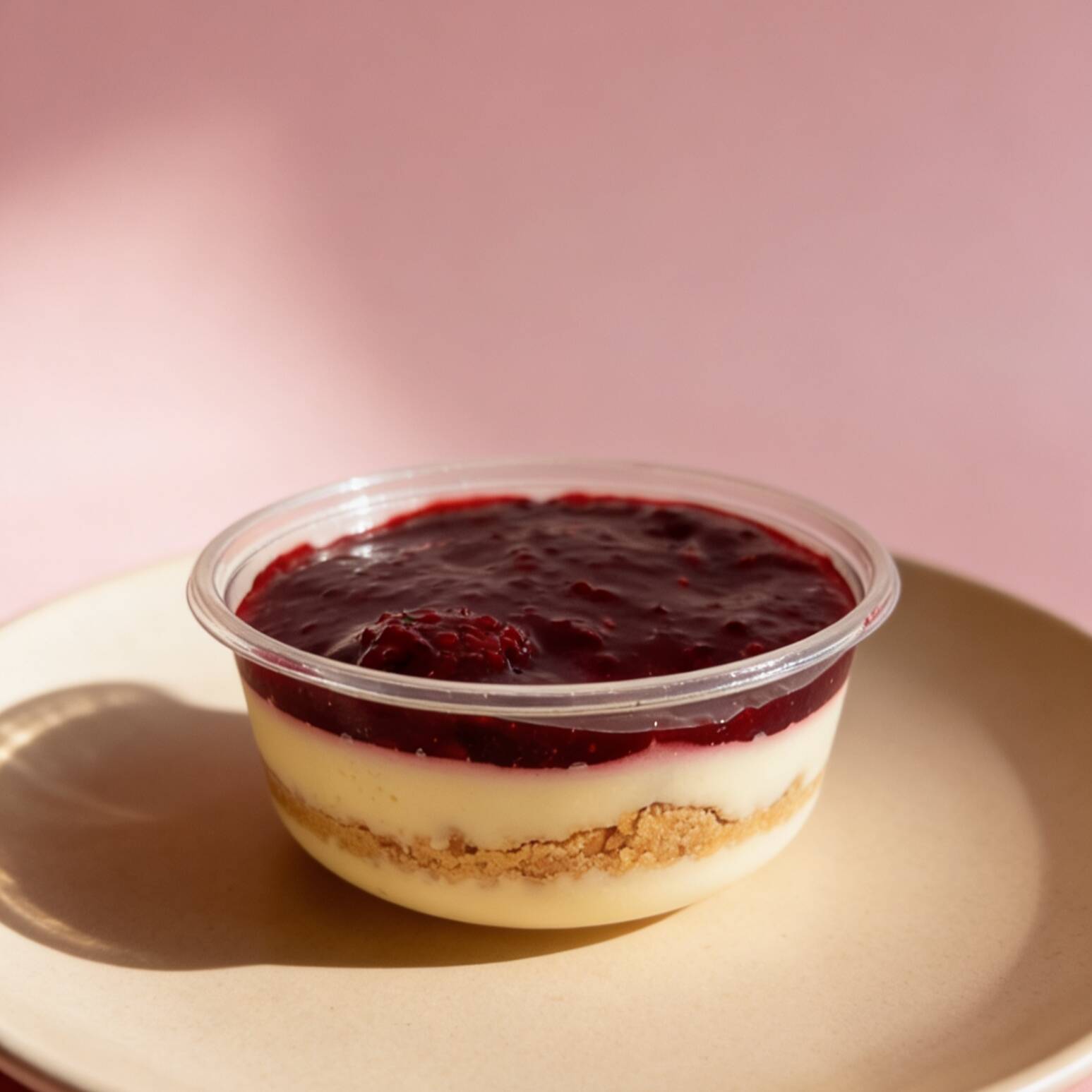Chessecake frutos rojos porción