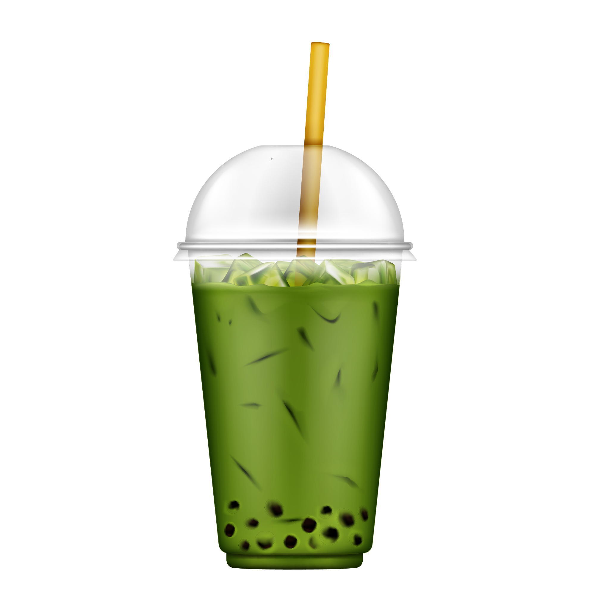 Matcha boba milk tea
