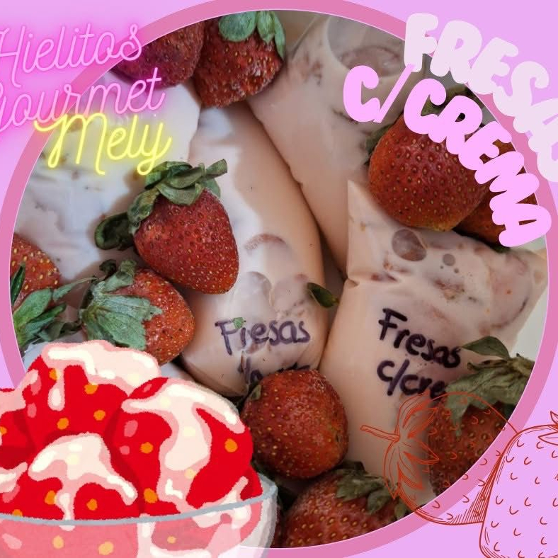 Fresas c/crema