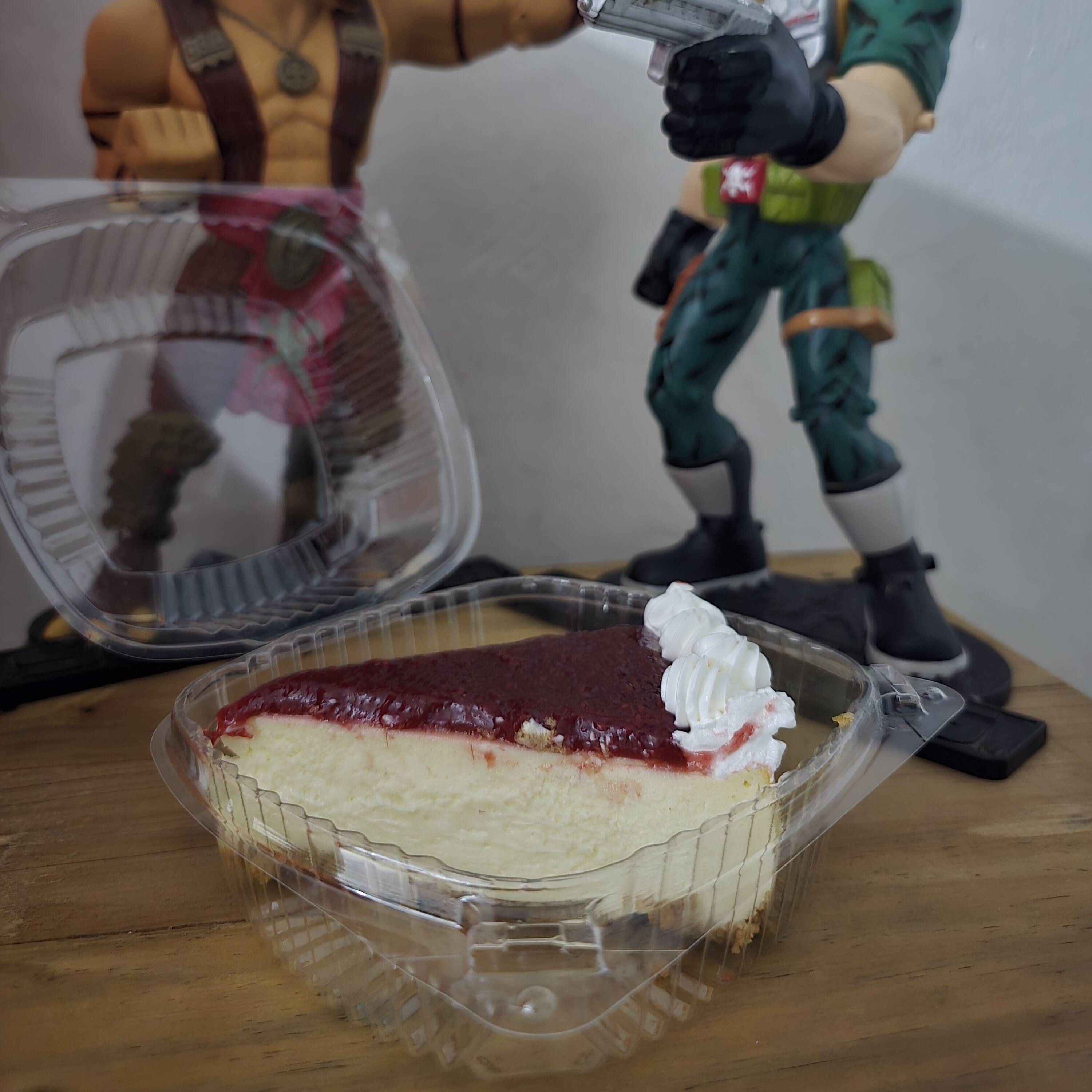 Rebanada de Chessecake de Frambuesa