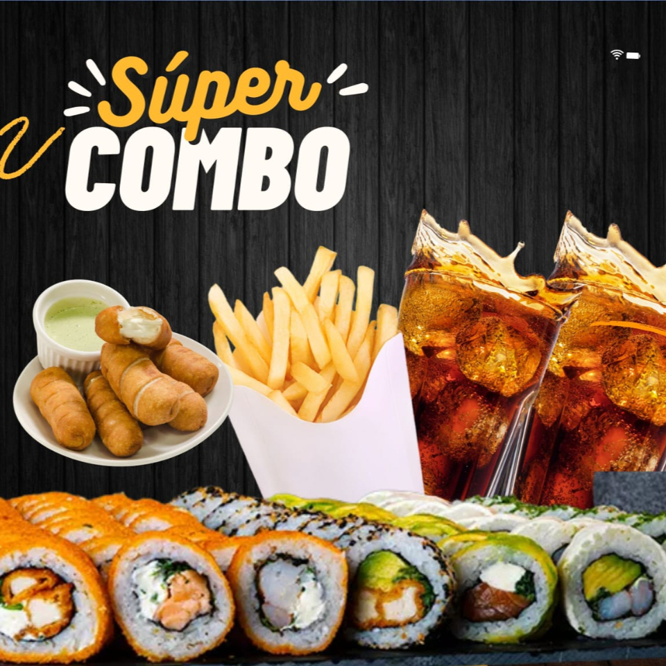 30pz a Elegir + 4 Entradas + 2 Bebidas + 2 Salsas