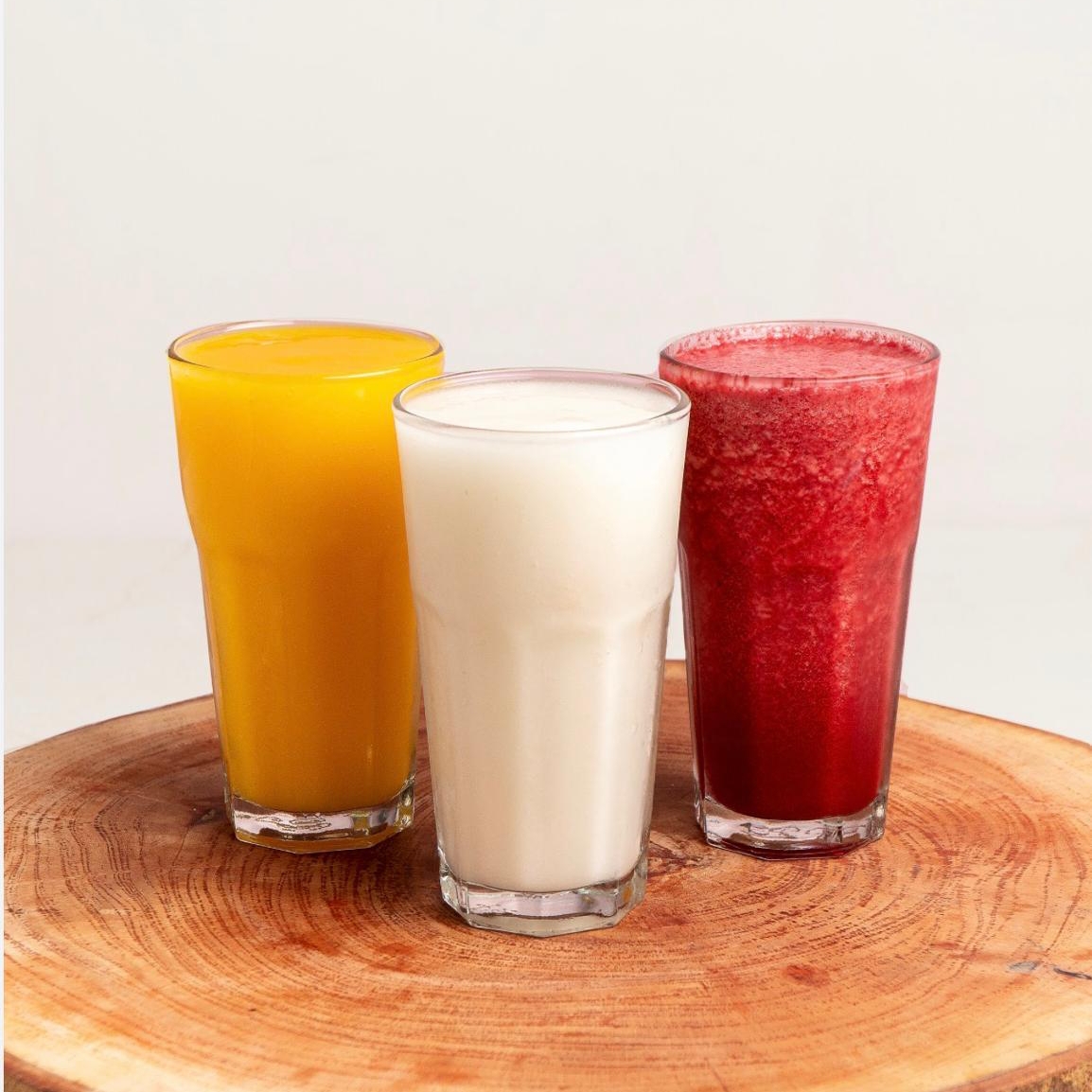 Jugos en leche
