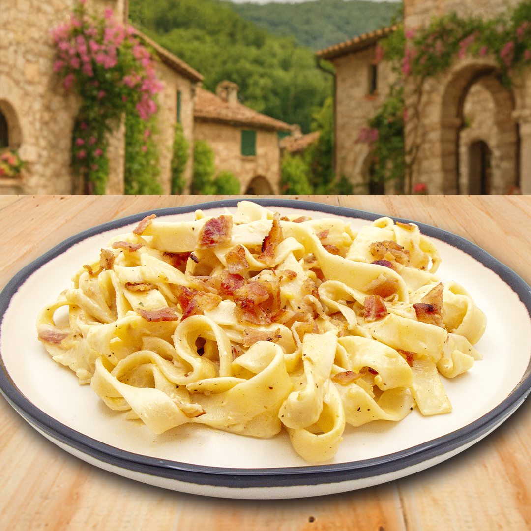 Fettuccine a la Carbonara