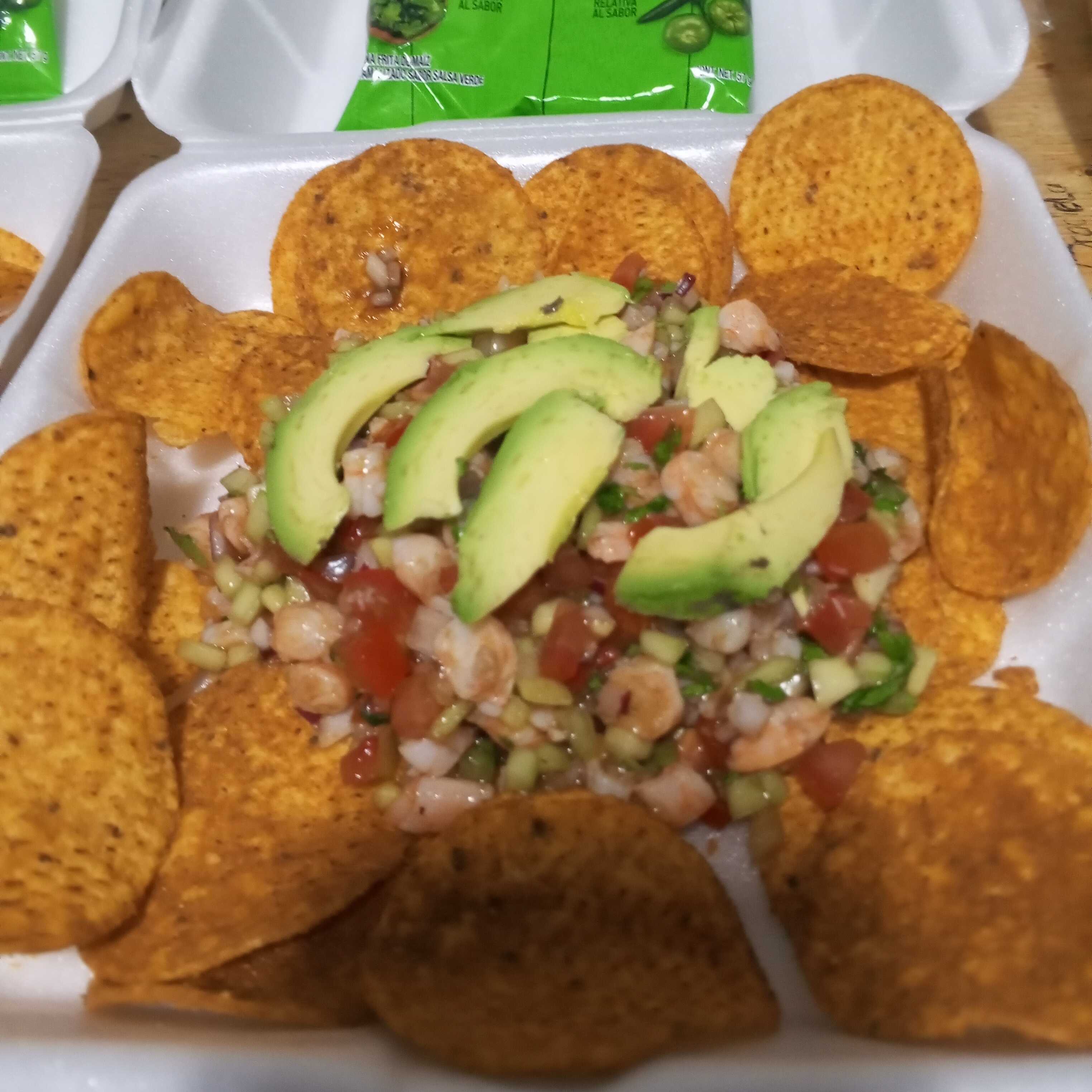 TOSTICEVICHE  (TOSTITOS VERDES)