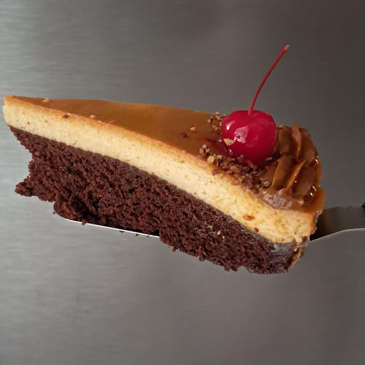 Rebanada de Chocoflan