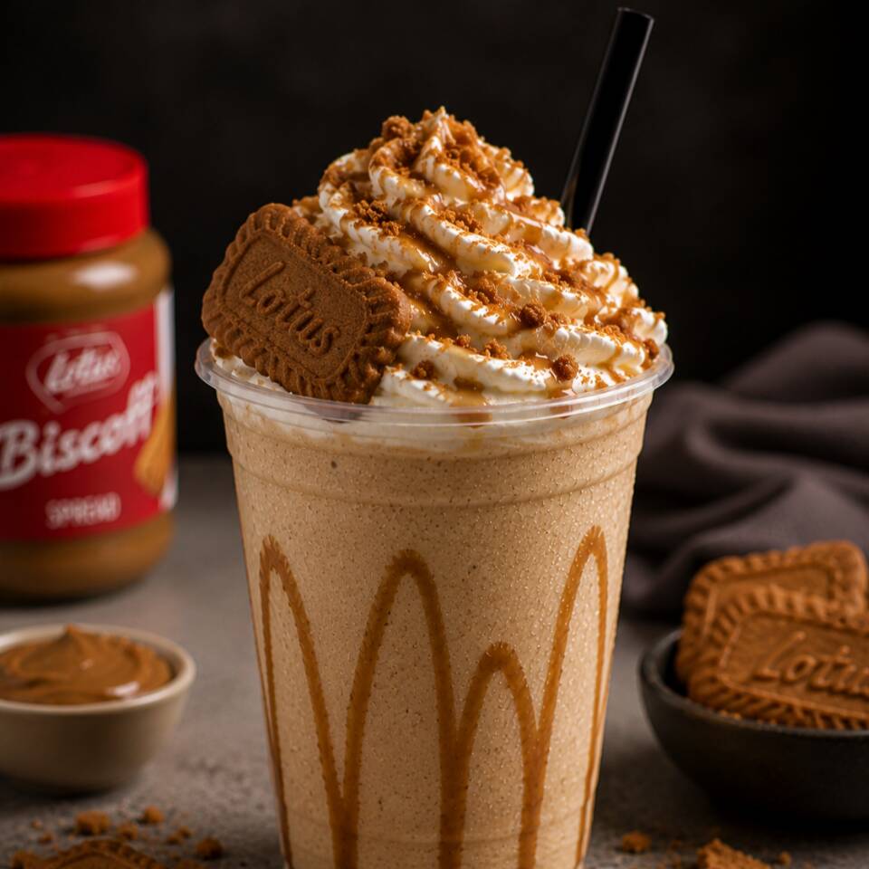 Frappe de lotus biscoff