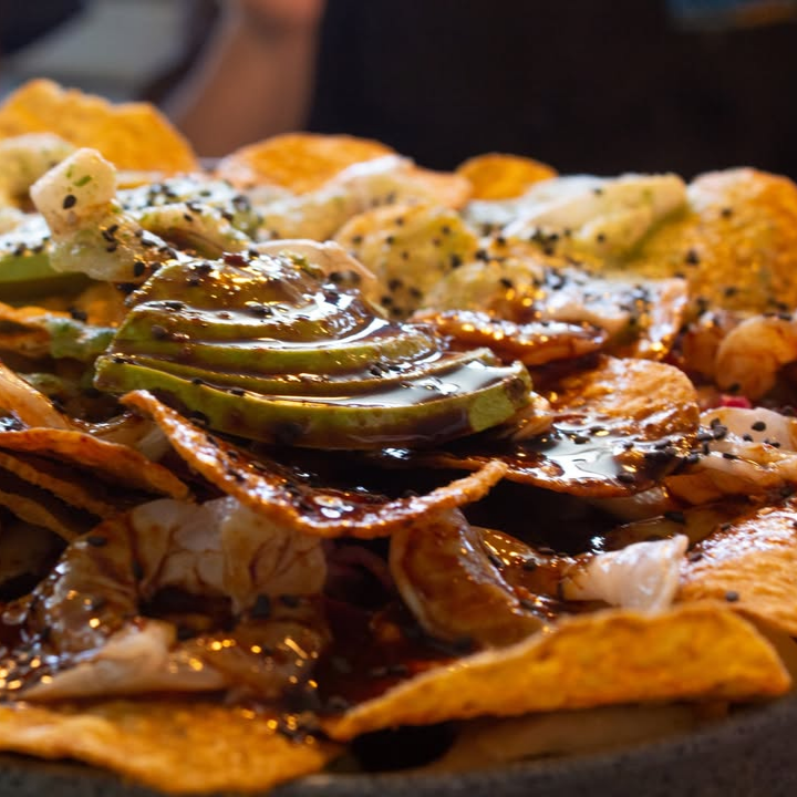 Aguachile con Tostitos
