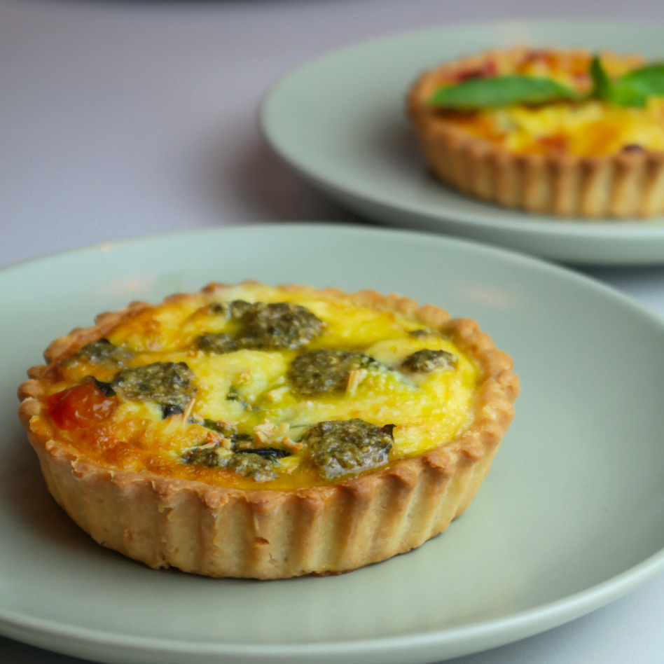 Quiche caprese