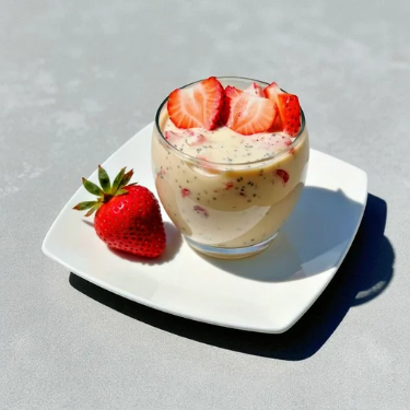 FRESAS CON CREMA Y CHIA