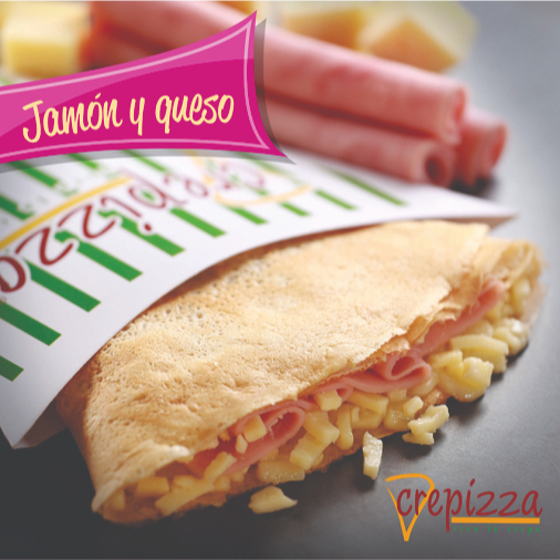 CREPA JAMON CON QUESO