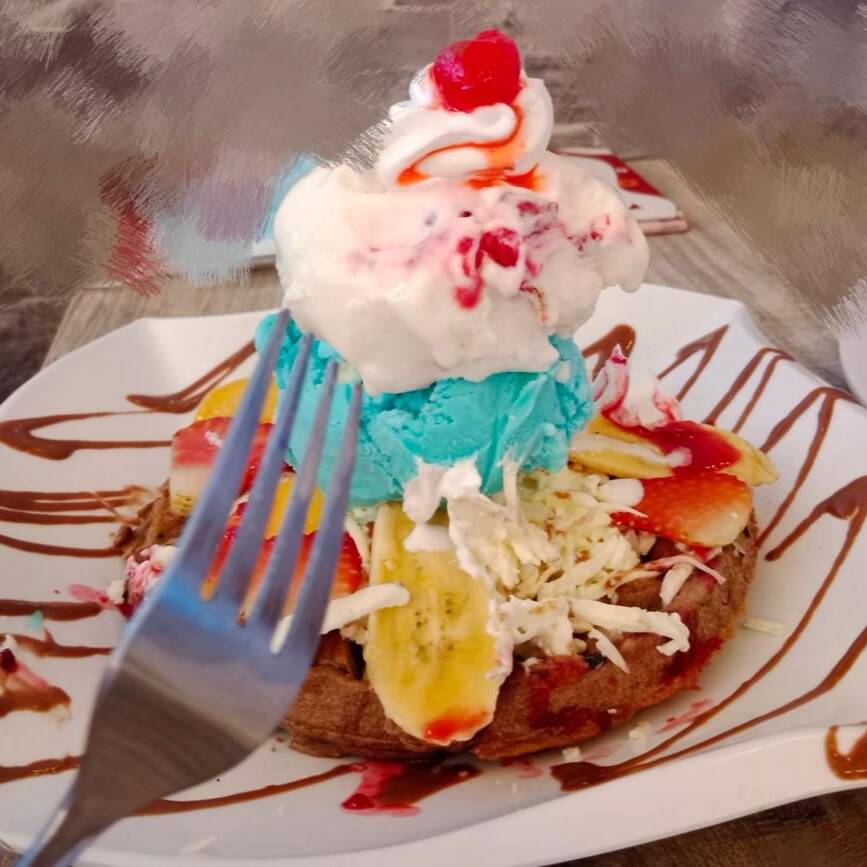 Waffle Frutos del Bosque