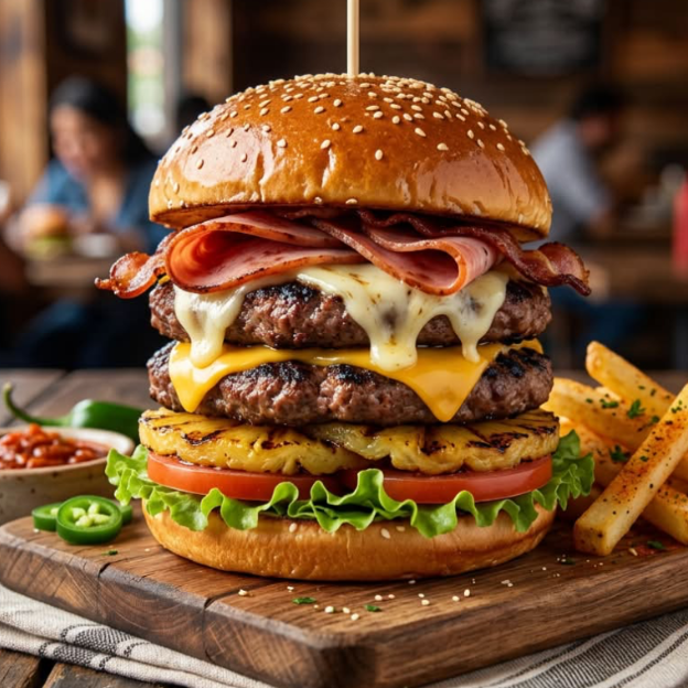 Hamburguesa Doble Carne