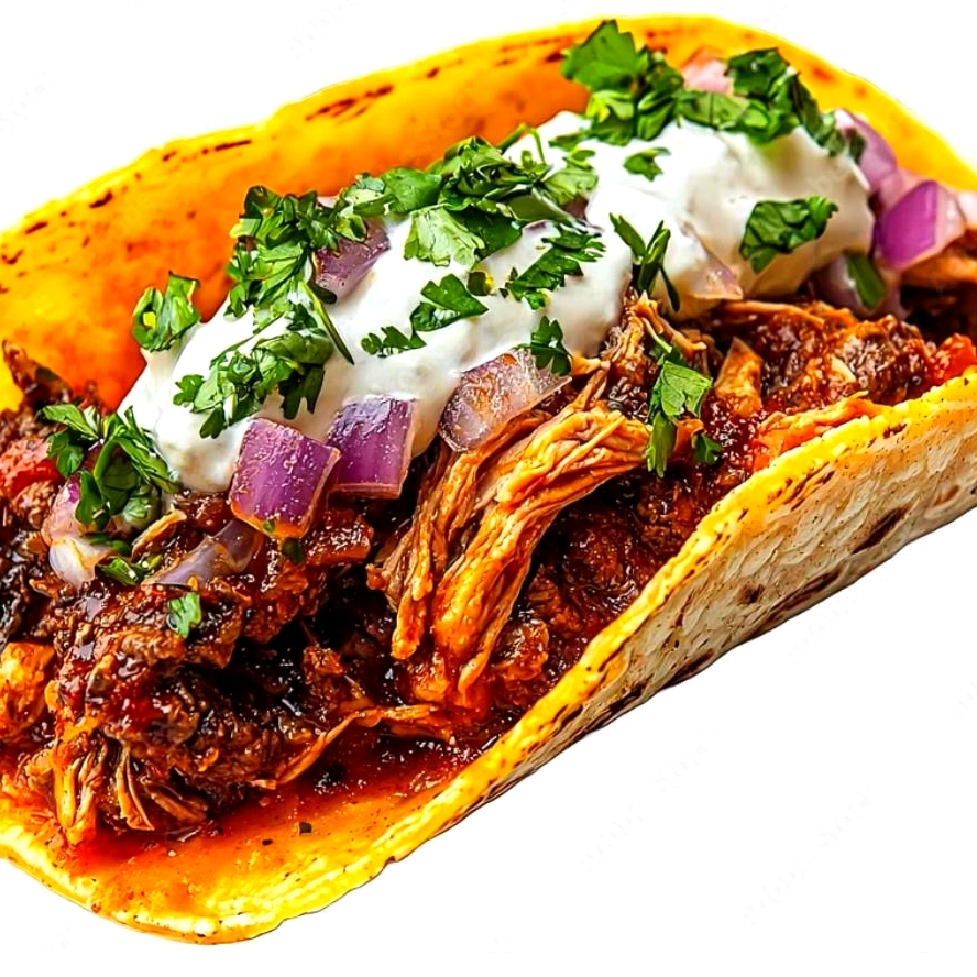 Taco individual (tortilla maiz)