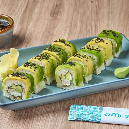 Sushi Avocado Maki Camarón – Camarón con Queso y A