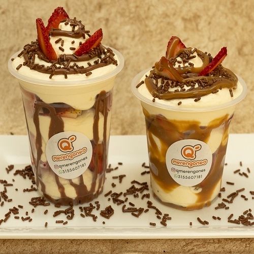 Combo Fresas con Crema + Fresas con Crema Medianas
