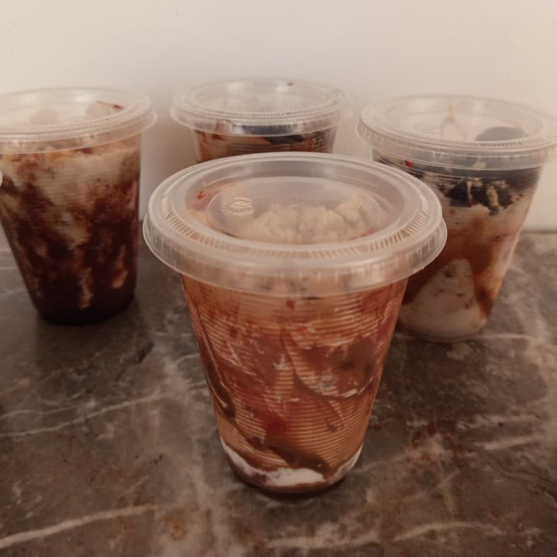 Fresas con crema Jumbo - Nutella con barritas