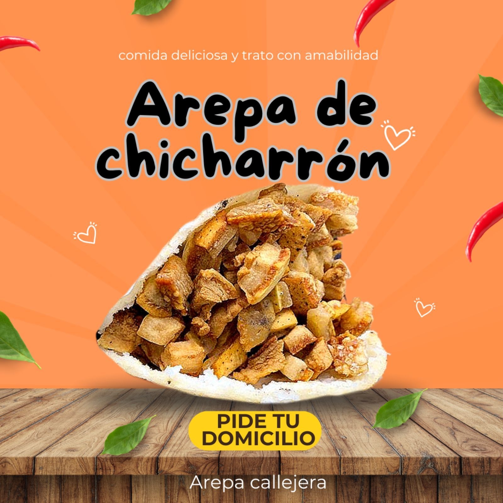 Arepa de Chicharrón