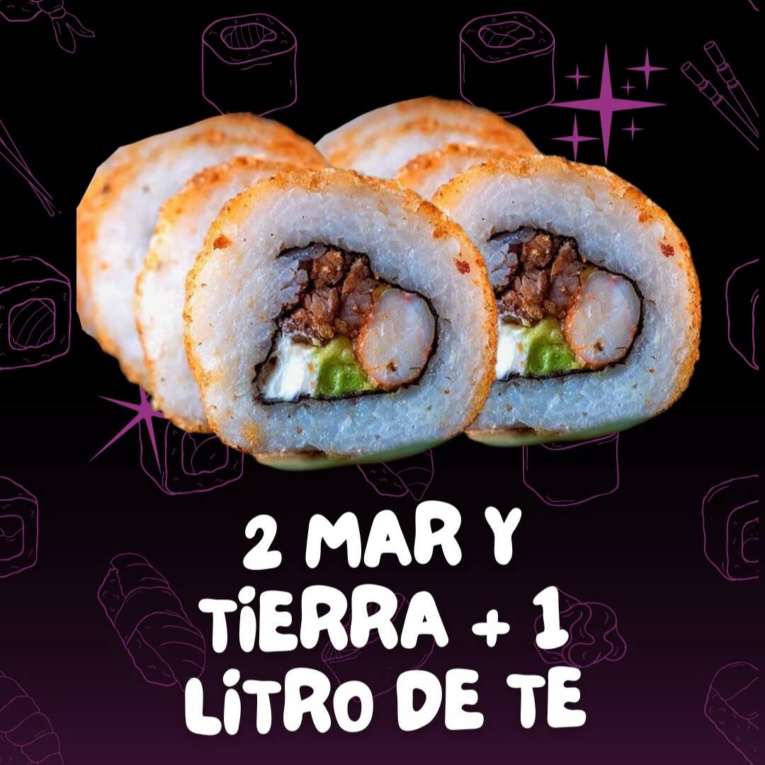 Promo Mar y Tierra + 1 Litro de Te
