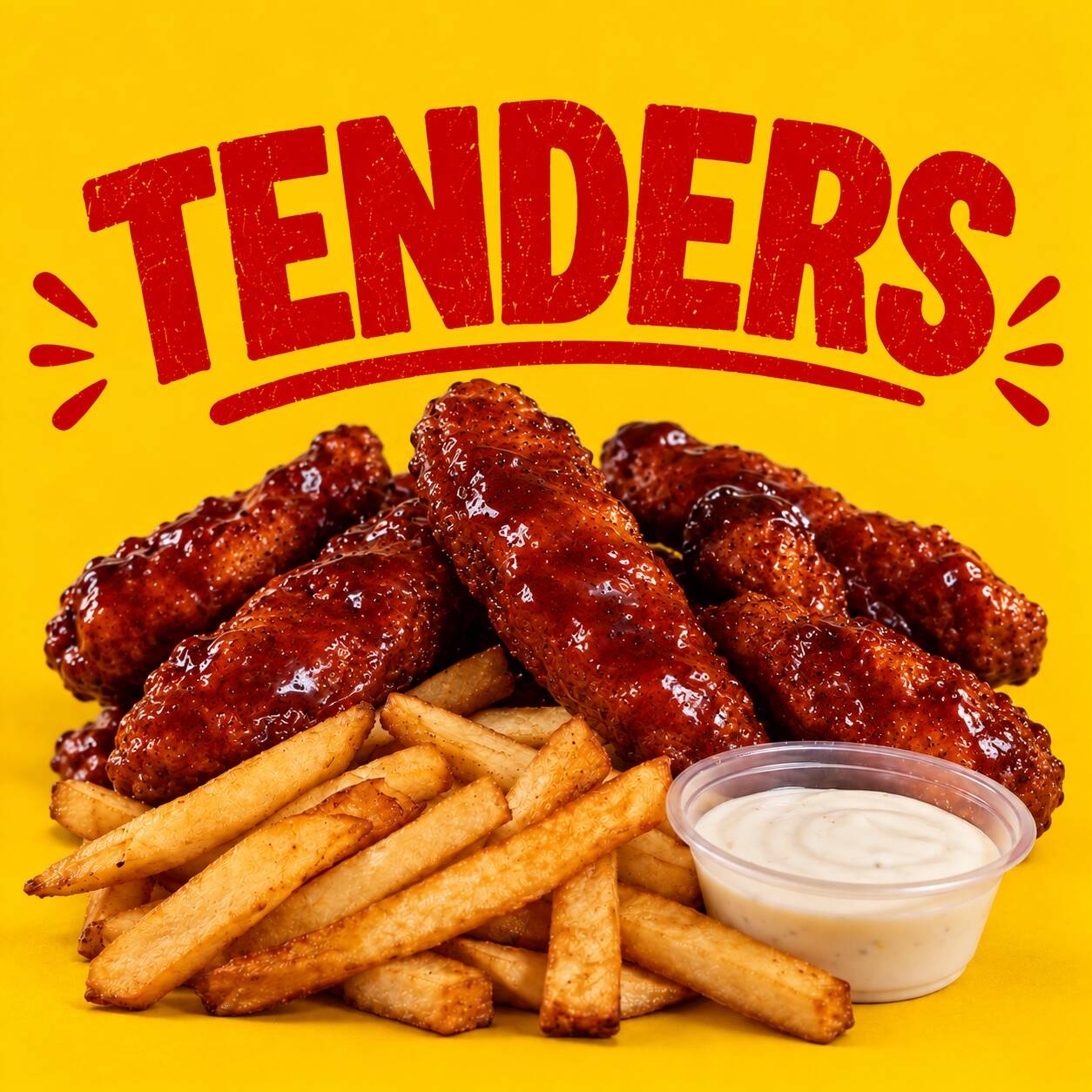 6 Tenders de Pollo + Papas Gratis