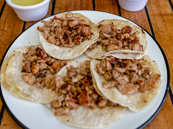 5 Taquitos de Chuleta