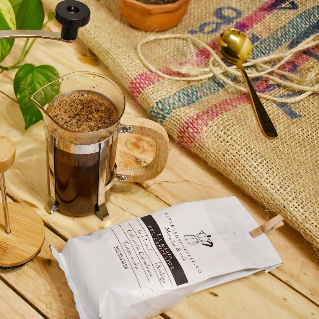 Media libra de cafe