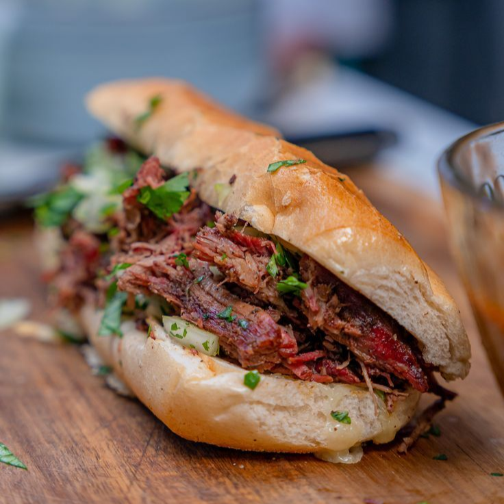 TORTA DE BIRRIA