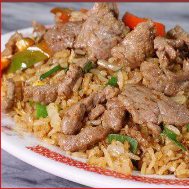 Arroz Con Carne De Res entero