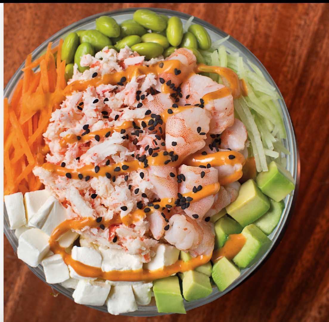 Chipotle crab and shrimp gde