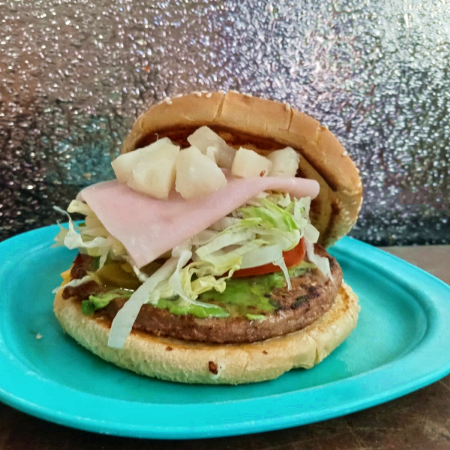 Hamburguesa Hawaiana