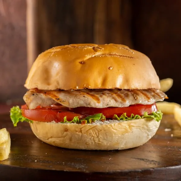 Hamburguesas de pechuga de pollo