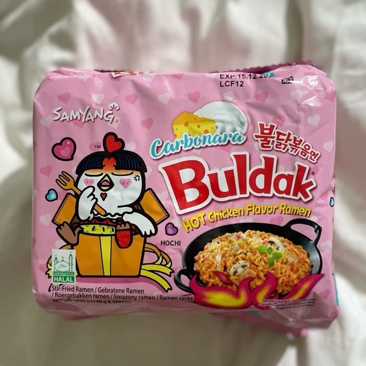 RAMEN CARBONARA BULDAK (CON ELOTE)