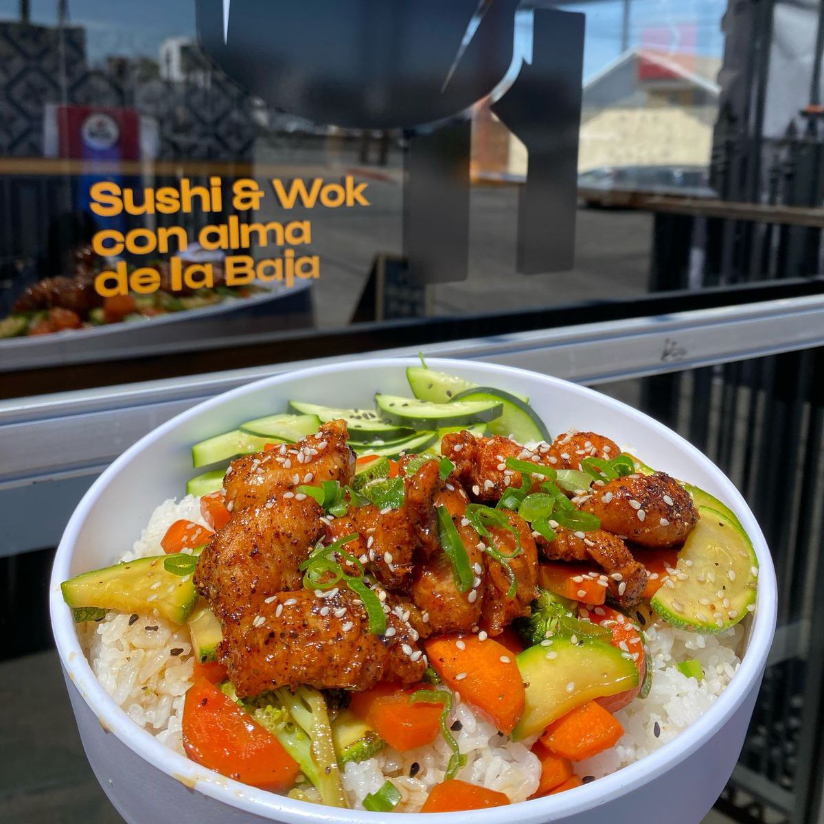 Baja Teriyaki de Pollo COMBO (2 TERIYAKIS)