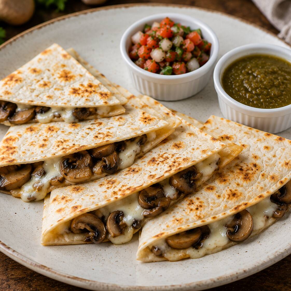 Quesadilla de Chicharrón 4 Pzas