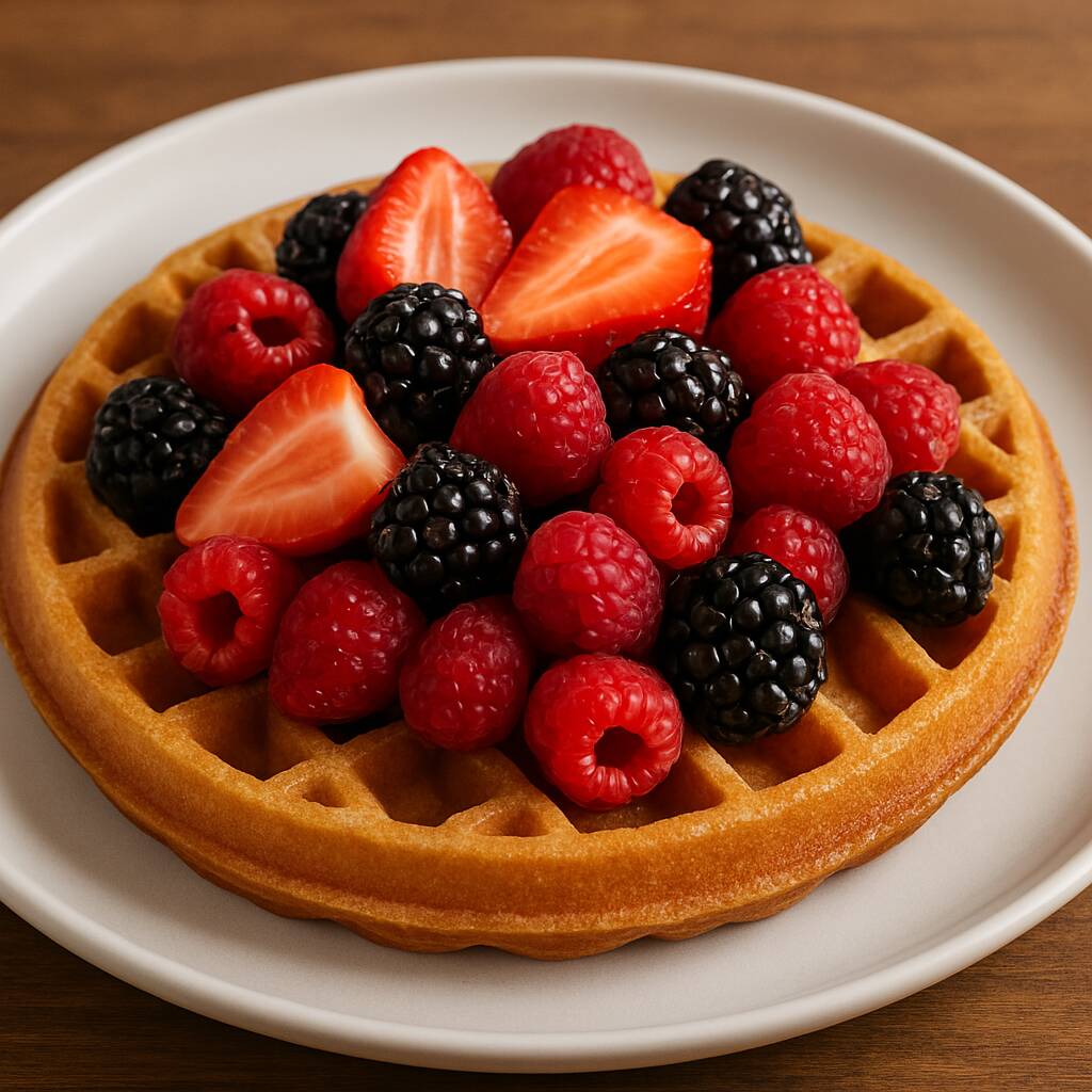 Waffle Frutos Rojos
