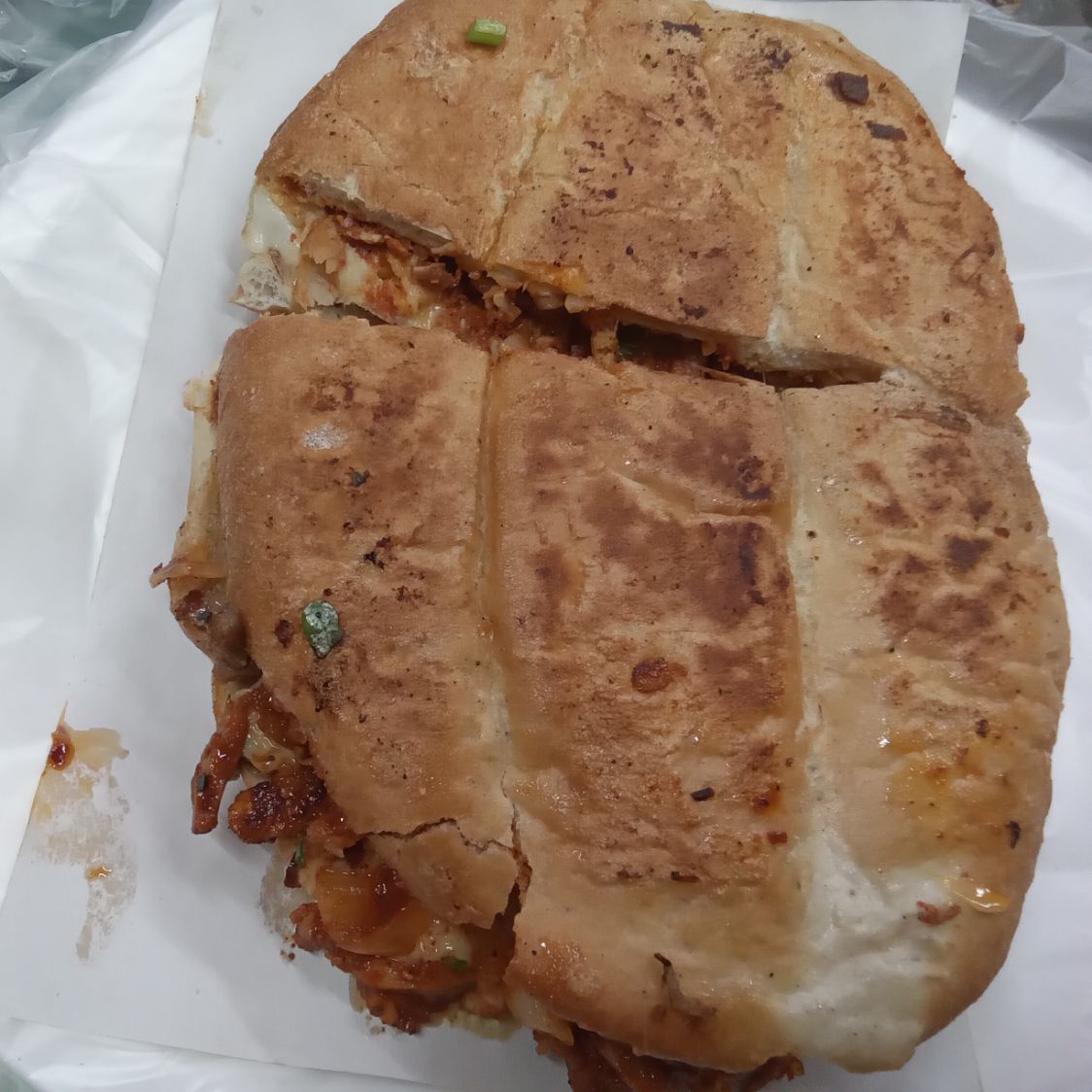 Torta carnitas pan chico
