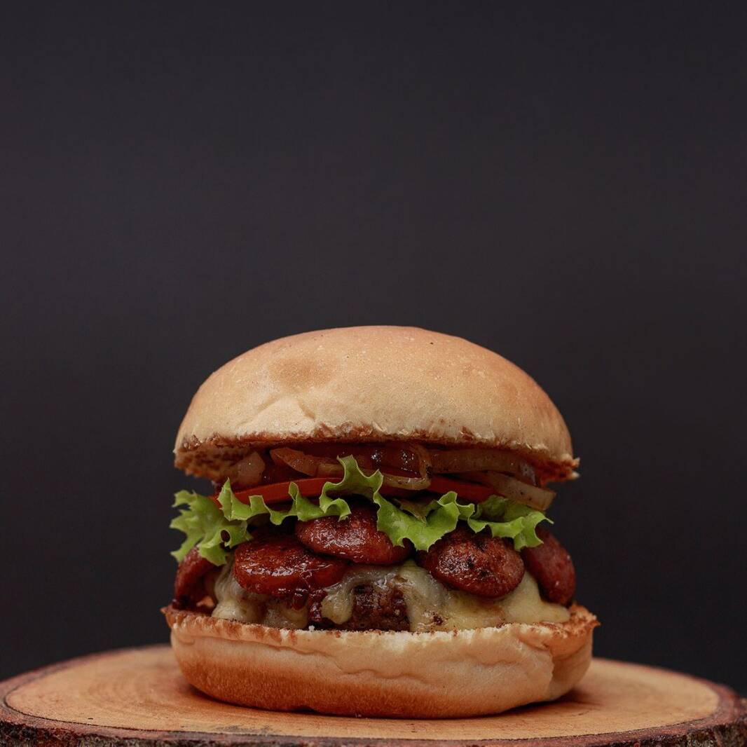 Hamburguesa la bañada