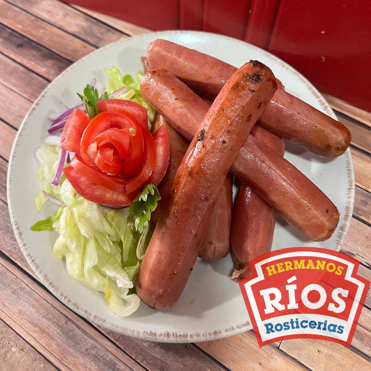Salchichas Asadas (6 Piezas)