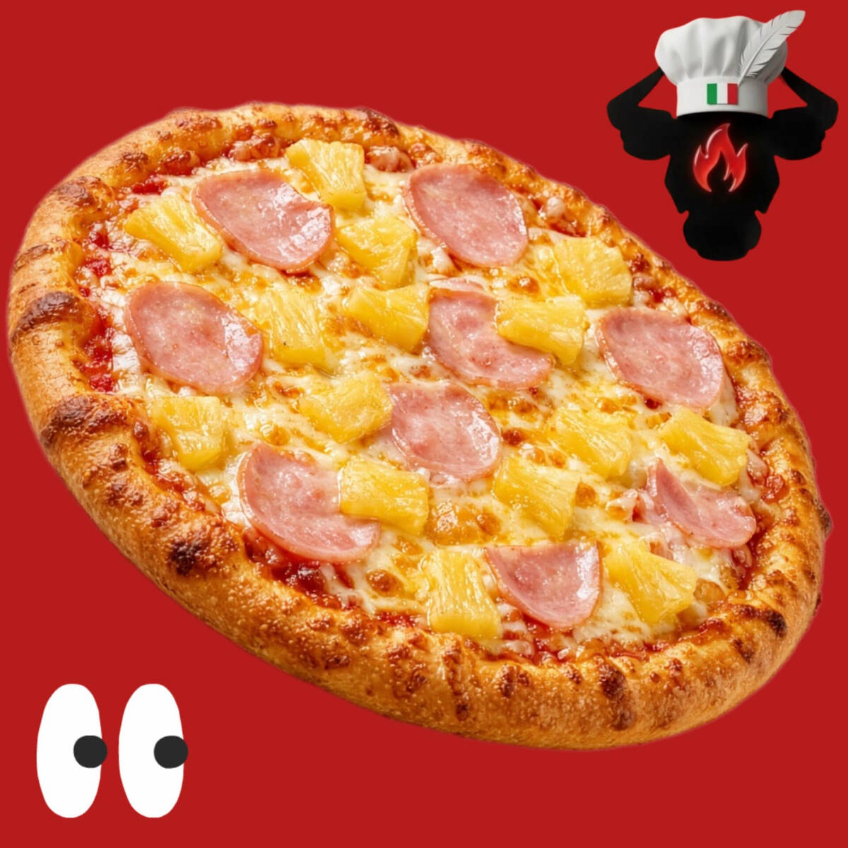 PIZZA GRANDE HAWAIANA 8 PORCIONES