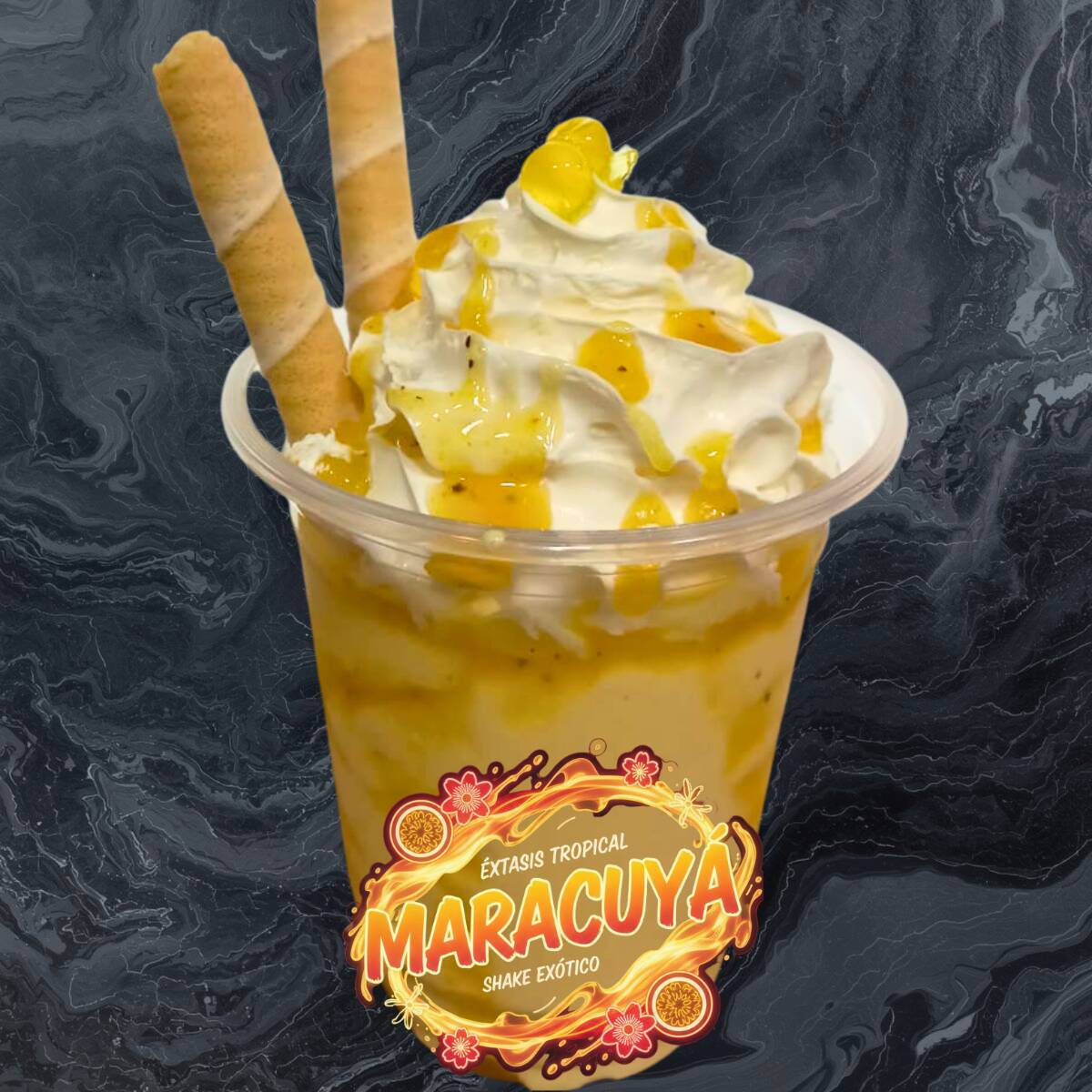 MALTEADA DE MARACUYÁ 12 Oz