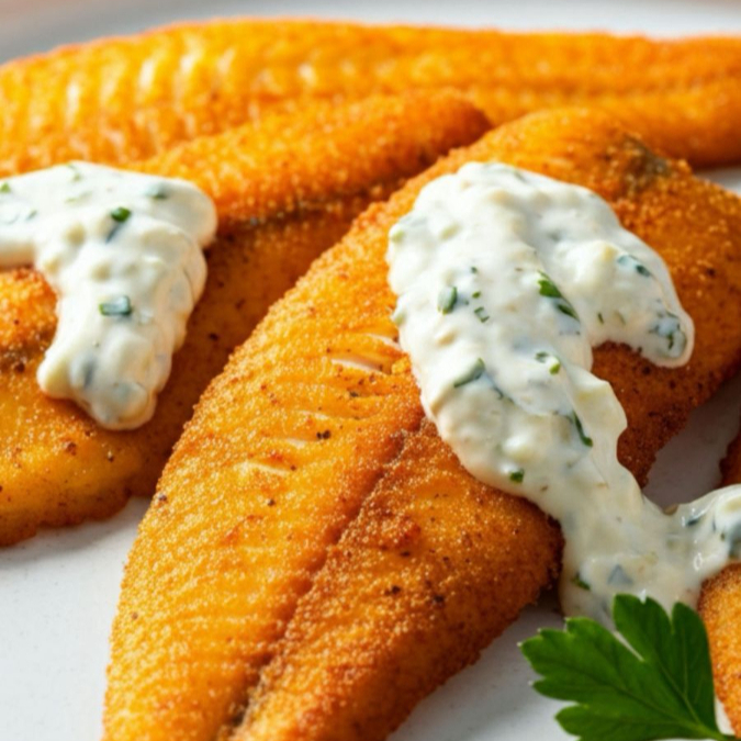 Filé de linguado fresco, temperado na medida certa e frito até ficar crocante por fora e macio por dentro. Um prato leve, saboroso e irresistível para os amantes de peixe.