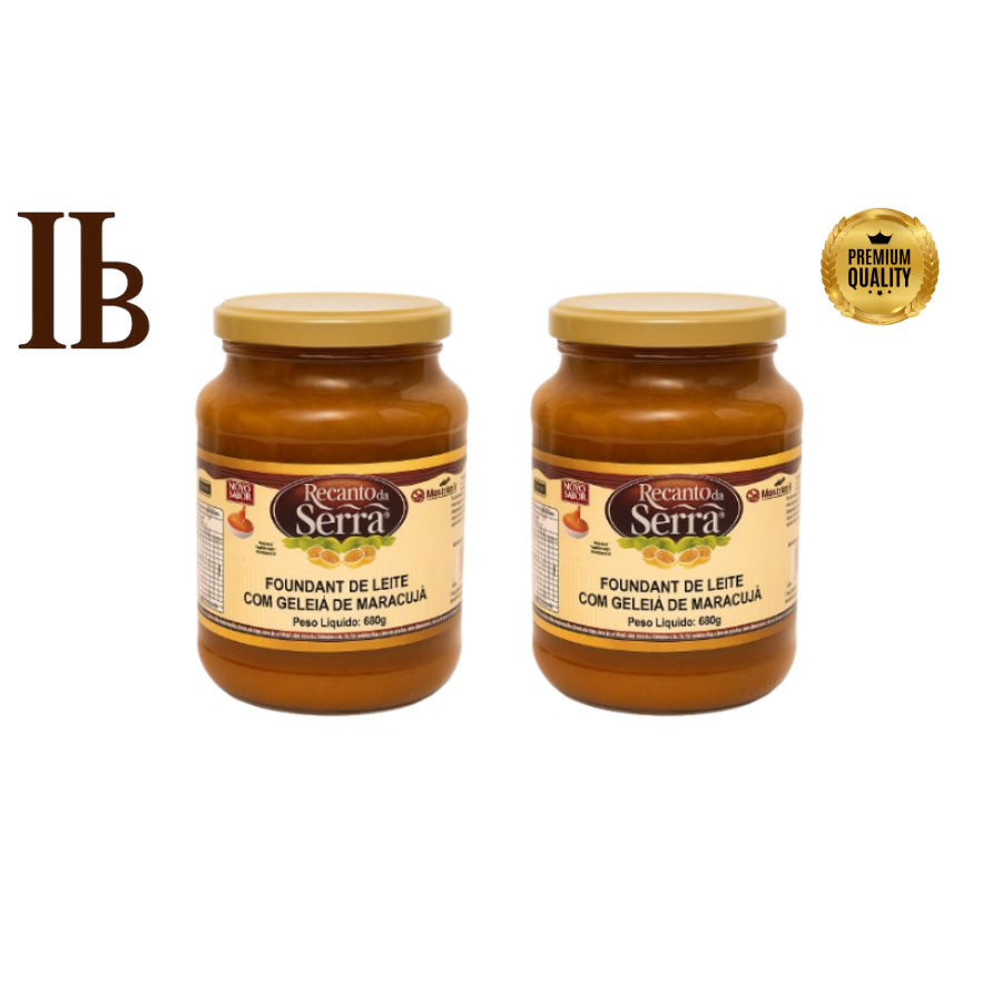 Foundant de Leite com Geleia de Maracujá