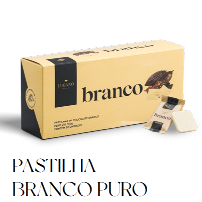Pastilha de chocolate branco 30unid.