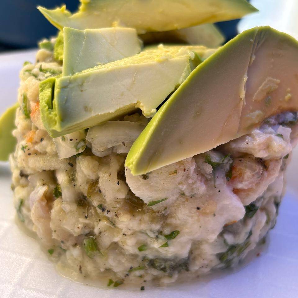 Tostada de Ceviche