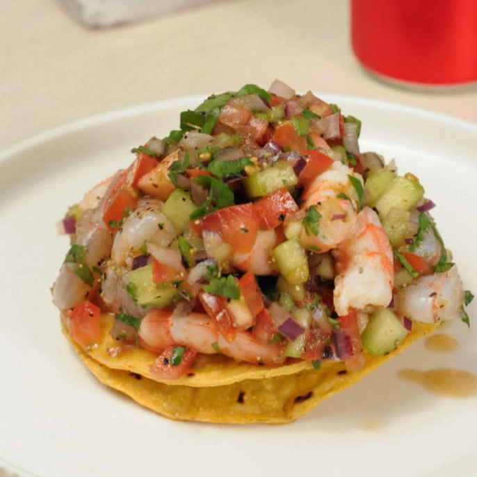 TOSTADA DE CEVICHE EL FARO