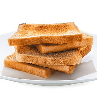 Pan Tostado Individual con Mantequilla