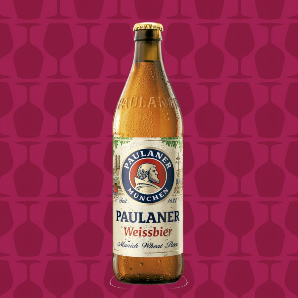 Cerveja alemã feita de 60% de malte trigo e 40% de cevada, de coloração dourado-opaca, não é filtrada, por isto possui uma atraente turbidez. Aromas frutados provenientes da levedura (fermento) de alta fermentação. Na boca destacam-se as notas de frutas amarelas tropicais, refrescante com boa acidez e amargor equilibrado. A Weissbier alemã mais consumida no mundo.