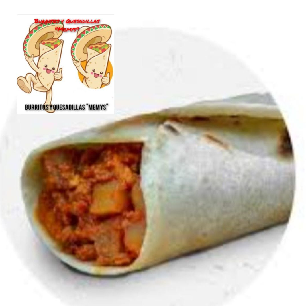Burrito de Papas con Chorizo