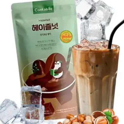 Bebida Coreana de Cafe Endulzado Sabor Avellanas