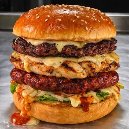Hamburguesa Triple
