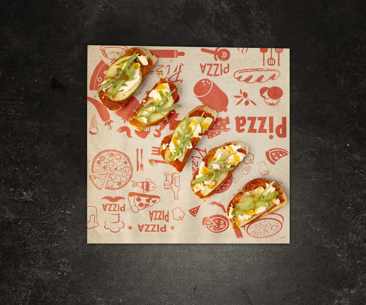 Tapas delicatta manzana
